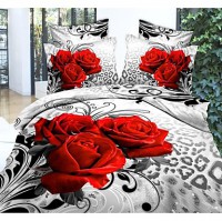 conjunto funda nordica 4 pcs modelo gris